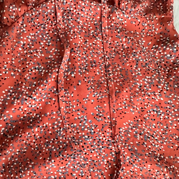 Only Polka Dot Long Sleeve Mini Dress (NEW) - Red - Picture 9 of 10